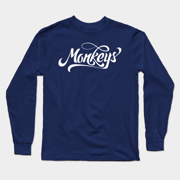 Monkeys Long Sleeve T-Shirt by TheVectorMonkeys